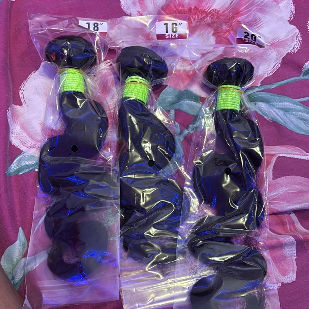 Black Hunan hair bundles